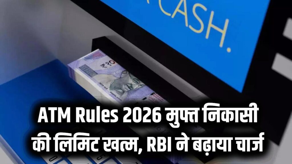 ATM Rules 2026: सावधान! अब एटीएम से पैसे निकालना होगा महंगा; RBI के नए नियमों के बाद जानें कितनी बार मुफ्त मिलेगा कैश और कितना लगेगा चार्ज
