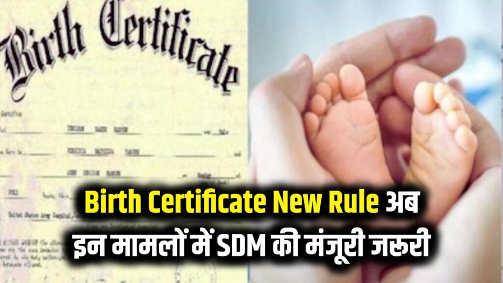 rule of birth certificate changed