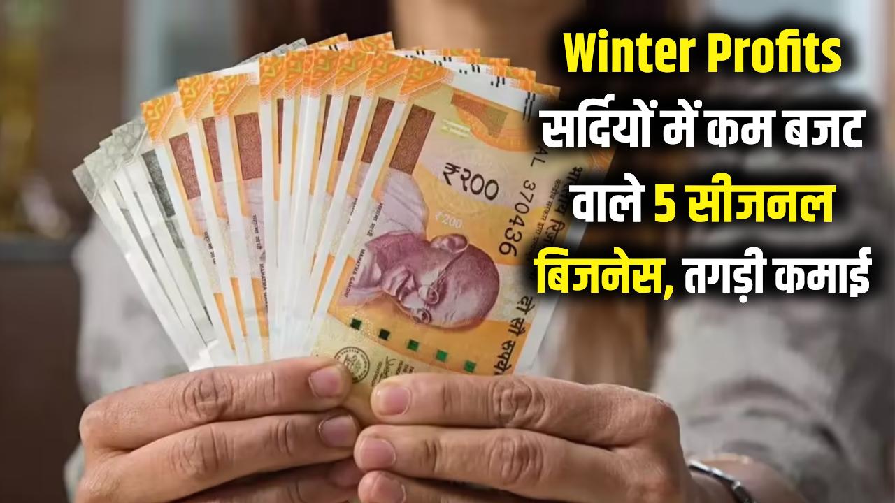 Winter Profits: सर्दियों में कम बजट में ताबड़तोड़ कमाई का जुगाड़! ये 5 सीजनल बिजनेस आइडिया आपको बना देंगे मालामाल।