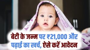 Beti Hai Anmol Yojana: बेटी के जन्म पर ₹21,000 और पढ़ाई का खर्च, ऐसे करें आवेदन