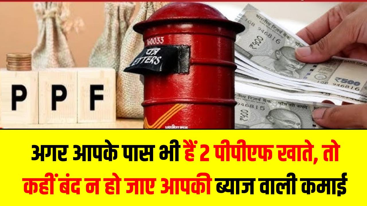 सावधान! अगर आपके पास भी हैं 2 पीपीएफ (PPF) खाते, तो ये खबर आपके लिए है; कहीं बंद न हो जाए आपकी ब्याज वाली कमाई