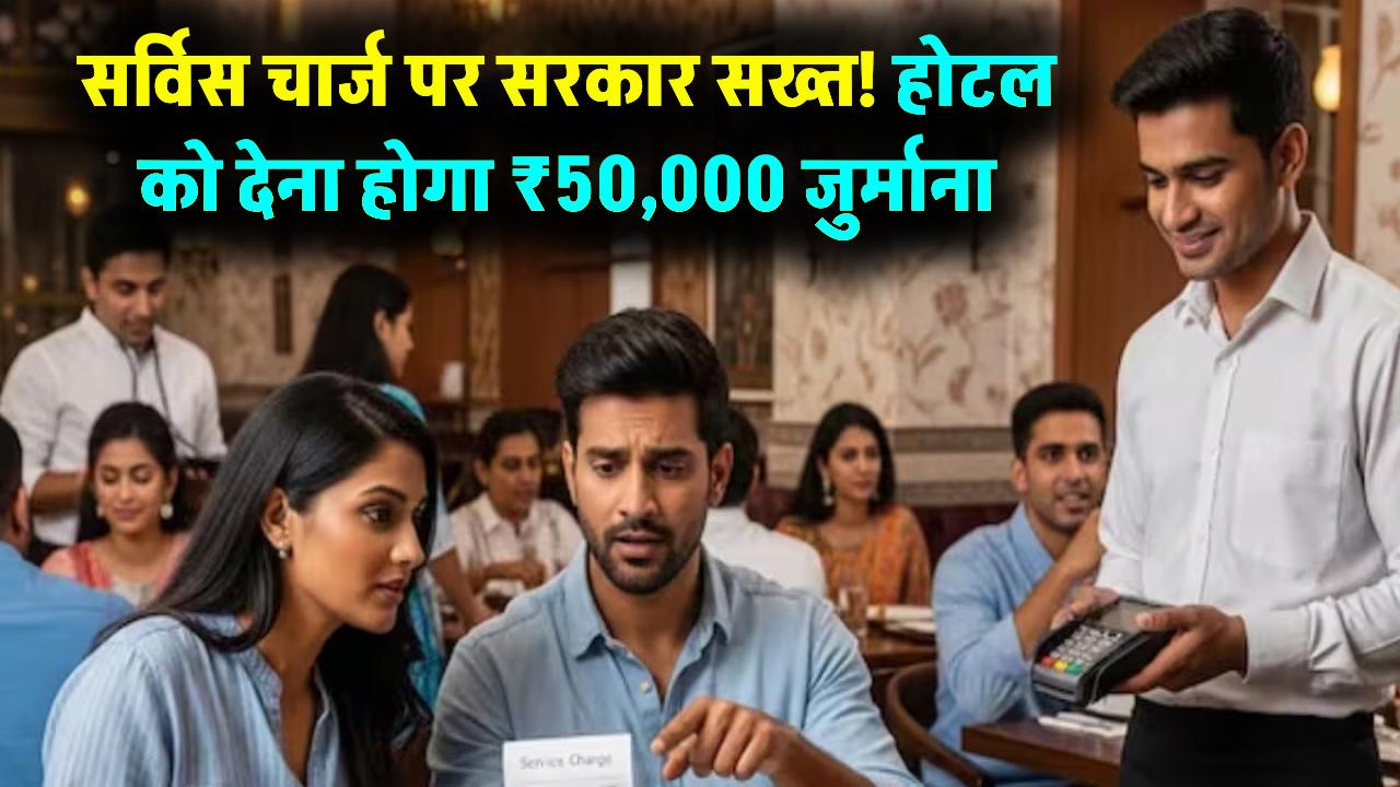 होटल ने बिल में जोड़ा 'सर्विस चार्ज'? तुरंत करें ये काम, रेस्तरां पर लगेगा ₹50,000 का जुर्माना; सरकार ने बदला नियम
