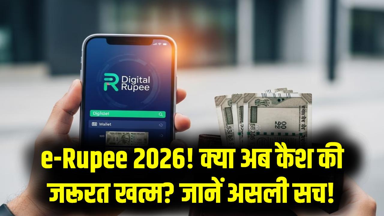 डिजिटल रुपया (e-Rupee) 2026: क्या कैश की जगह ले लेगा डिजिटल वॉलेट? जानें आपके रोजमर्रा के लेन-देन पर इसका क्या असर होगा